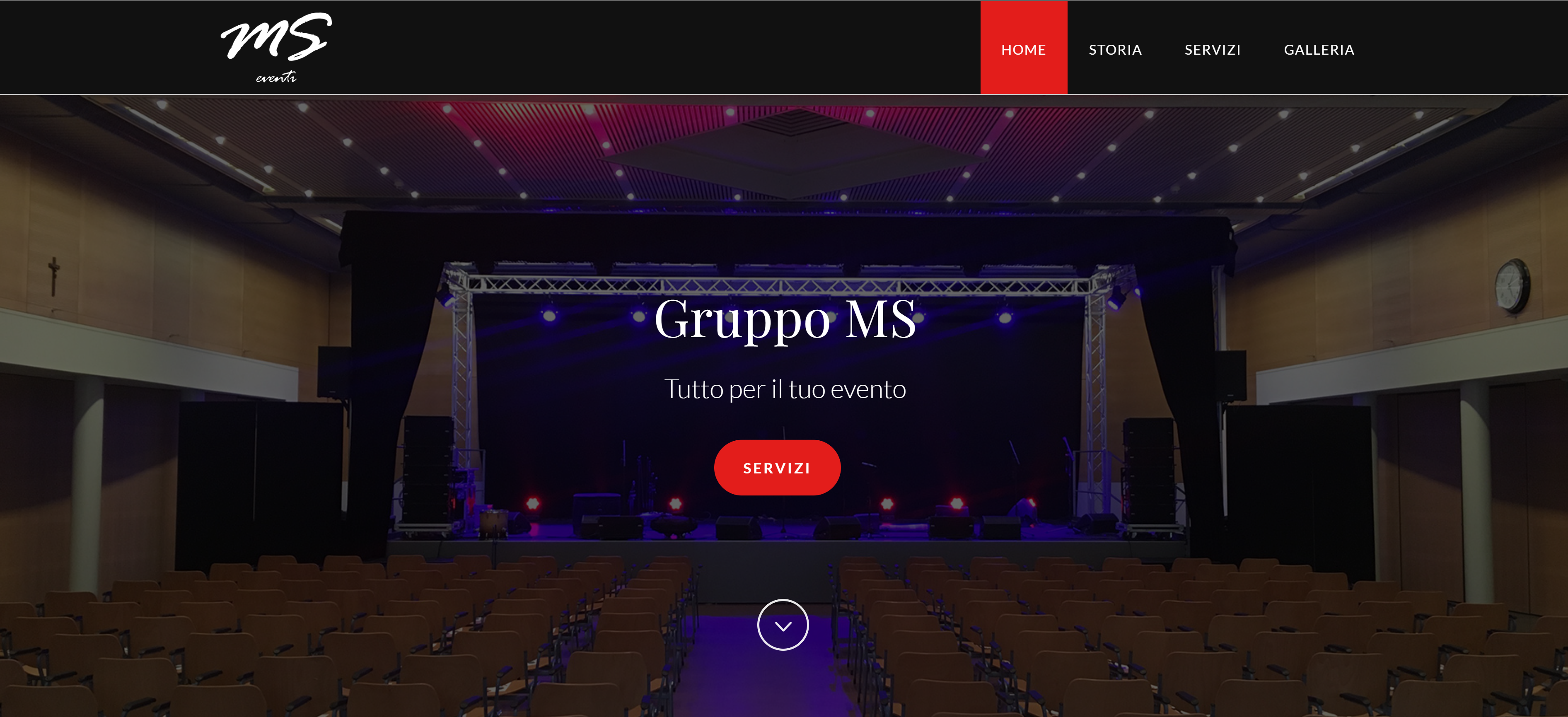 Home page del sito del Gruppo MS